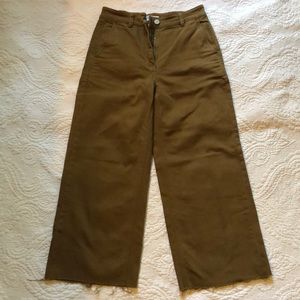 Everlane wide leg crop pant